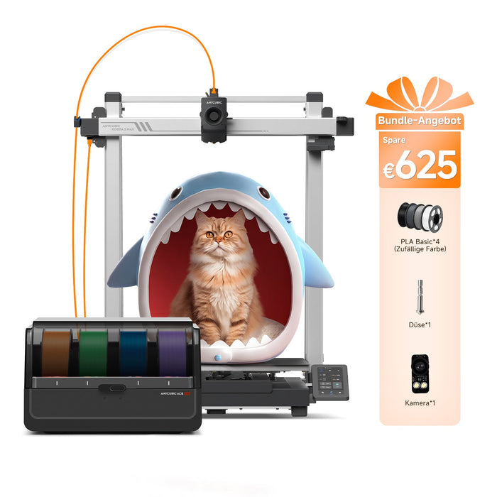 Kobra 3 Max Combo PLA Basic 4-Farben-Bundle