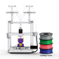 Anycubic Kobra X 4-Farb-3D-Drucker mit perfekter erster Schicht, leisem Druck und einfacher Bedienung für Einsteiger