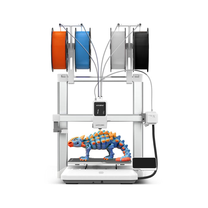 Anycubic Kobra X 4-Farb-3D-Drucker mit perfekter erster Schicht, leisem Druck und einfacher Bedienung für Einsteiger