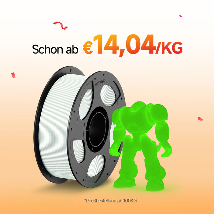 PLA Glow Filament 10-100 kg Angebote