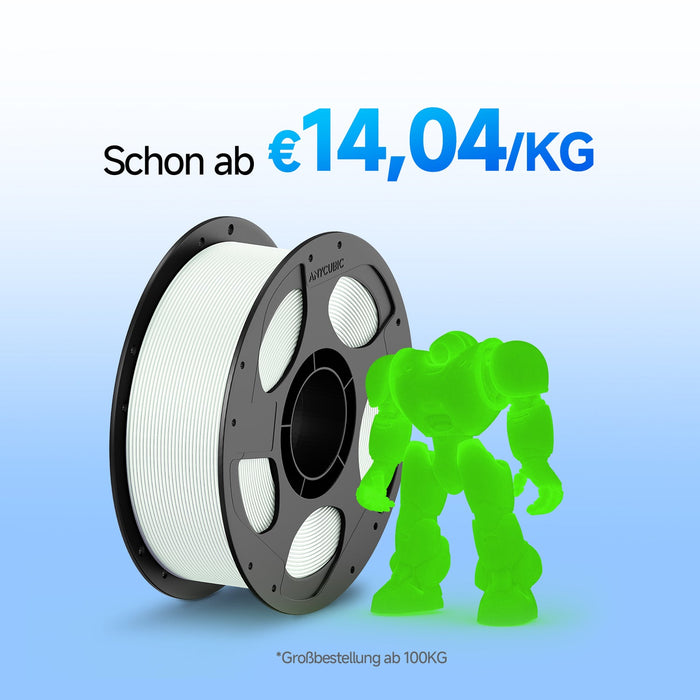 PLA Glow Filament 10-100 kg Angebote