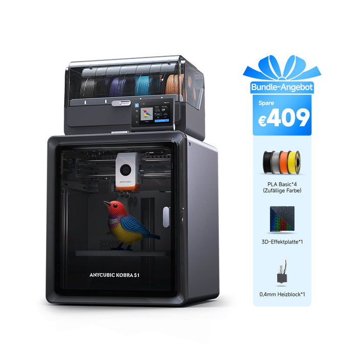 Kobra S1 Combo PLA Basic 4-Farben-Bundle